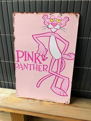 Metalen bord Pink Panther/Roze panter beschikbaar voor biedingen