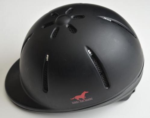 Paardrij helm voor kinderen Red Horse XS S 48-52cm mat zwart, Dieren en Toebehoren, Paardrijkleding, Zo goed als nieuw, Kinderen