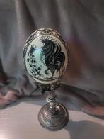 Decoratief Struisvogelei met Haan, Ophalen of Verzenden