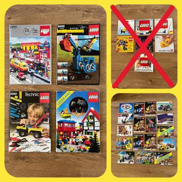 158.  LEGO Ideeën Boeken en folders.  T beschikbaar voor biedingen