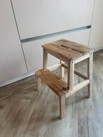 Ikea BEKVÄM Opstapje/kruk, acacia, 50 cm, Doe-het-zelf en Verbouw, Ladders en Trappen, Ophalen, Gebruikt, Minder dan 2 meter