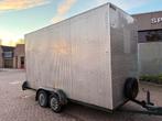 UNIEK️ ❗️ XXL GESLOTEN TRAILER + OPRIJKLEP + NIEUWE BANDEN., Auto diversen, Aanhangers en Bagagewagens, Ophalen, Gebruikt