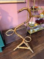 Vintage rohe rotan plantenstandaard slang, Ophalen