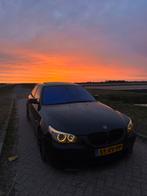 BMW 5-Serie 3.0 D 535 AUT 2005 Zwart, Auto's, Achterwielaandrijving, Zwart, 2000 kg, Zwart