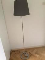Staande schemerlamp zwart/zilver, Huis en Inrichting, Lampen | Vloerlampen, Ophalen, Zo goed als nieuw, Metaal, Modern