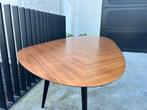 Zanotta tweed eetkamertafel 213x100, walnoot, 100 tot 150 cm, Design, 200 cm of meer, Ophalen of Verzenden