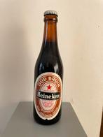 Oud Heineken bierflesje Oud Bruin, Ophalen of Verzenden, Heineken
