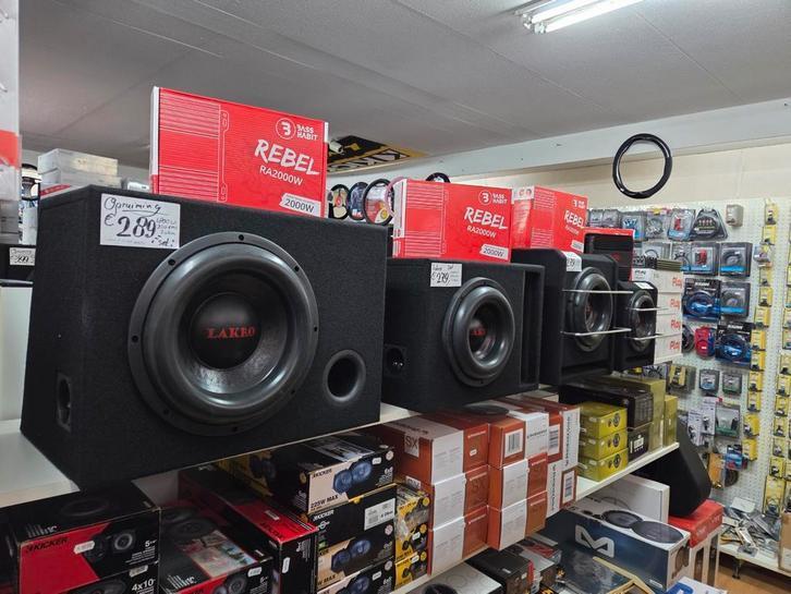 Lakro spl subwoofersets 1800watt pakketten, Auto diversen, Autospeakers, Nieuw, Ophalen of Verzenden