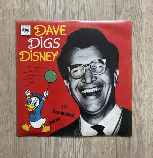 Leuke LP Dave Brubeck Quartet - Dave Digs Disney, Cd's en Dvd's, Vinyl | Jazz en Blues, Zo goed als nieuw, Jazz, 1960 tot 1980