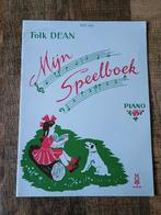 Folk Dean - Mijn speelboek - Piano, Ophalen of Verzenden, Gebruikt, Les of Cursus, Piano