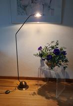 Vintage Herda bronskleurige vloerlamp, 100 tot 150 cm, Ophalen of Verzenden, Zo goed als nieuw