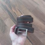 1xBruine riem, 135cm, Kleding | Heren, Riemen en Ceinturen, Ophalen of Verzenden, Zo goed als nieuw, Zwart