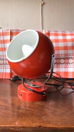 Retro vintage lamp oranje wandlamp, Gebruikt, Ophalen