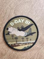 Patch Embleem Badge Normandie Normandy D-Day 81st Airborne, Verzamelen, Ophalen of Verzenden, Landmacht, Nederland, Embleem of Badge