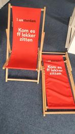 Strandstoel Collectors Editie - I Amsterdam, Ophalen, Nieuw, Hout, Inklapbaar