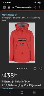 Napapijri - Skidoo - Ski Jas - Sparkling Red, Maat 46/48 (XL) of groter, Ophalen of Verzenden, Zo goed als nieuw, Napapijri