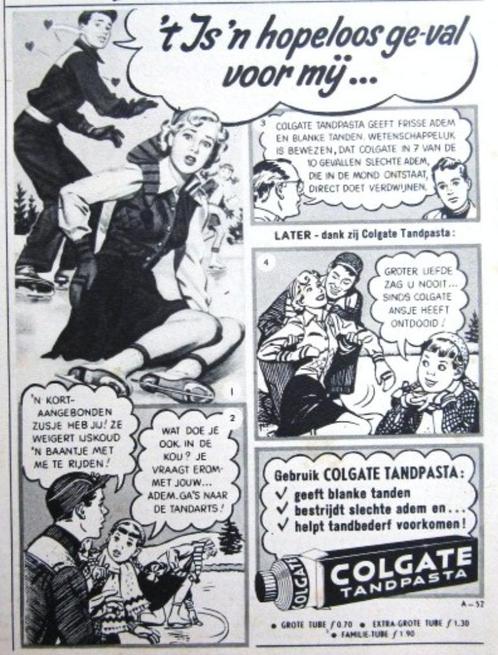80+ vintage reclames Colgate tandpasta 35-66 tandaarts, Verzamelen, Merken en Reclamevoorwerpen, Ophalen