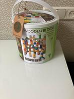 Houten Bouw blokken - Joueco - baby speelgoed, Ophalen of Verzenden, Nieuw, Overige merken