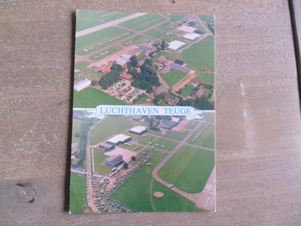 Teuge, vluchthaven/vliegveld/luchtfoto, Verzenden, 1980 tot heden, Gelopen, Noord-Brabant