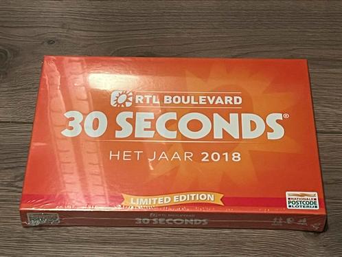 Rtl boulevard 30 seconds het jaar 2018 limited edition, Hobby en Vrije tijd, Gezelschapsspellen | Bordspellen, Nieuw, Ophalen of Verzenden