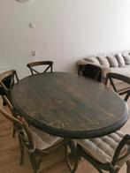 Eettafel & stoelen, Huis en Inrichting, Complete eetkamers, Ophalen, Gebruikt, 4 tot 6 stoelen