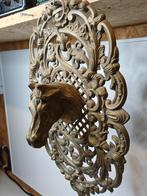 Koperen Wandornament Paardenkop - 38x22,5cm / 453, Ophalen of Verzenden