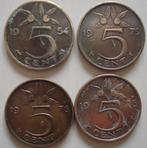 munt nederland 5 cent-1954-1979-1976, Ophalen of Verzenden, Losse munt, Overige landen