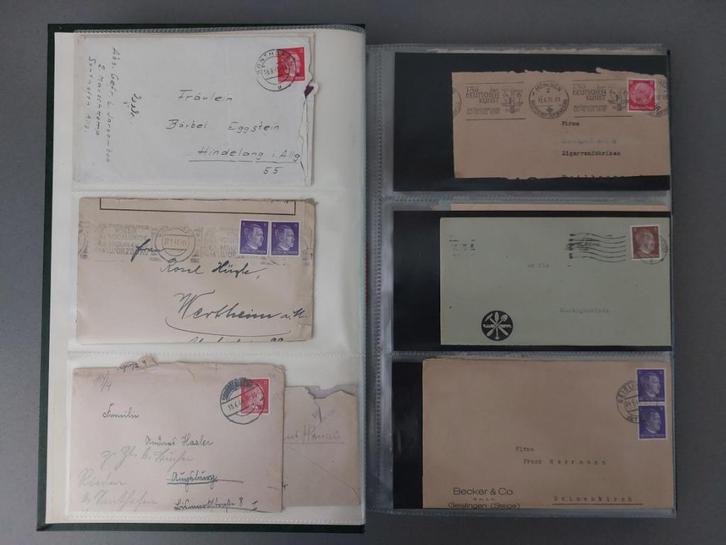 Album met brieven en omslagen Duitsland jaren '20-'30, Postzegels en Munten, Brieven en Enveloppen | Buitenland, Overige typen