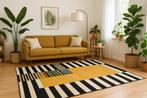 Modern Kelim Feel Tapijt Handgeweven 247x181cm  Uniek Design, Ophalen of Verzenden, Zo goed als nieuw, Rechthoekig