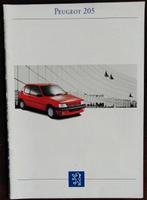 Folder - Peugeot 205 - 1993, Ophalen of Verzenden, Zo goed als nieuw, Peugeot