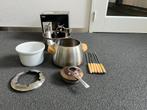 Fondueset  vlees kaas chocola 6 persoons, Witgoed en Apparatuur, Ophalen, Zo goed als nieuw, Brander, Fondueset