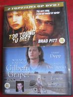Too Young to Die? + What's Eating Gilbert Grape? (2 films op, Cd's en Dvd's, Dvd's | Drama, Boxset, Ophalen of Verzenden, Zo goed als nieuw