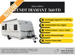 Fendt Diamant 560 FD Black Edition actiepakket, Caravans en Kamperen, Caravans, Schokbreker, Rondzit, Bedrijf, Overige typen