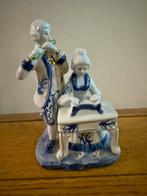 Delfts Blauw Muzikanten Beeldje, Ophalen of Verzenden