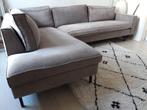 Grijze hoekbank van het merk WOOOD, Ophalen, 250 tot 300 cm, Hoekbank, Zo goed als nieuw