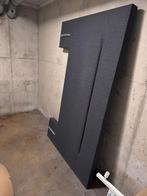 Donkergrijs hoofdbord Swiss Sense 180x200, Huis en Inrichting, Slaapkamer | Bedden, Ophalen, Tweepersoons, Zo goed als nieuw, 180 cm