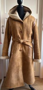 Vintage Afghaanse mantel suede/bont maat M/L, Kleding | Dames, Maat 38/40 (M), Bruin, Ophalen of Verzenden, Zo goed als nieuw