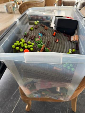 Bricks plus lego supermarkt tankstation boerderij plant dier beschikbaar voor biedingen
