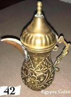 Antiek goudkleurig theekannetje (miniatuur), Antiek en Kunst, Antiek | Servies los, Ophalen of Verzenden