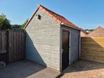 Houten schuur (3x3 meter) - Zelf demonteren, Tuin en Terras, Tuinhuizen, Ophalen, 250 tot 500 cm, Schuur, Zonder ramen