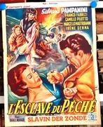 Filmposter l'esclave du Péché / Slavin der zonde, Ophalen of Verzenden, Gebruikt, A1 t/m A3, Film en Tv