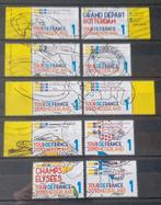 NVPH 2720-2729 gestempeld. Tour de France., Verzenden, Na 1940, Gestempeld