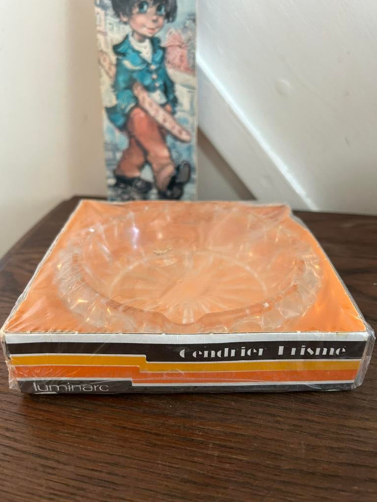 Vintage franse asbak in originele verpakking, Verzamelen, Ophalen of Verzenden, Huis en Inrichting