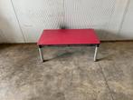 Eettafel Bordeaux Chroom - 110x60cm, Huis en Inrichting, Tafels | Eettafels, Ophalen, Gebruikt, 100 tot 150 cm, Tot twee personen