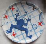 Bord Delftsche Huys, Pieter Kusters, jubileumbord met kikker, Antiek en Kunst, Ophalen of Verzenden