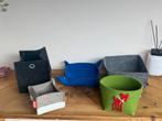 Vijf Vilten Opbergmanden - Nieuw!, Overige materialen, Minder dan 50 cm, Nieuw, Minder dan 50 cm