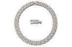 Swarovski Diamanta Ketting, Sieraden, Tassen en Uiterlijk, Kettingen, Overige materialen, Nieuw, Zilver, Ophalen