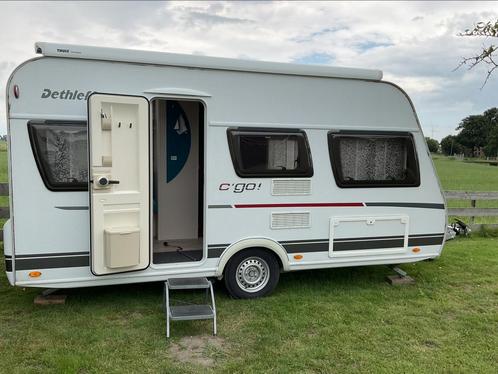 Dethleffs C’go 415QL met vele extra’s, Caravans en Kamperen, Caravans, Particulier, tot en met 4, 1000 - 1250 kg, Treinzit, Dethleffs