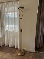 Staande lamp met leeslamp, Huis en Inrichting, Lampen | Vloerlampen, Ophalen, Gebruikt, Metaal, 150 tot 200 cm