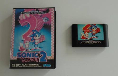 Sonic The Hedgehog 2 voor Sega Mega Drive, Spelcomputers en Games, Games | Sega, Zo goed als nieuw, Mega Drive, Ophalen